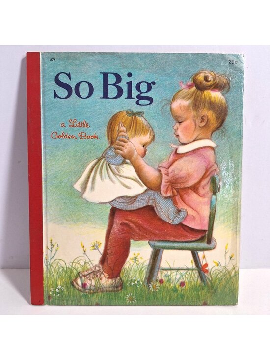 Golden Press New York Other - So Big 1968 A Little Golden Book Esther Wilkin Vintage